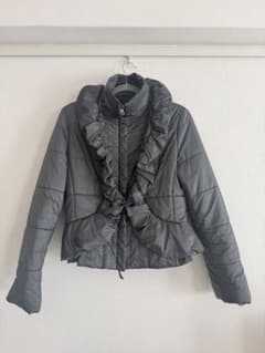 美品】Max Mara マックスマーラ リボン フリル 中綿ダウン ジャケット 