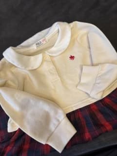 POLO Baby 長袖ワンピース 90cm チェック柄　送料無料のサムネイル