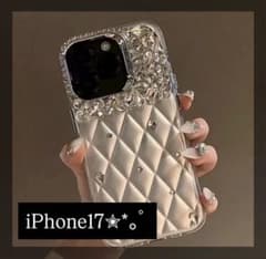 iPhoneケース　キラキラ　ラインストーン　韓国風 iPhone17のサムネイル