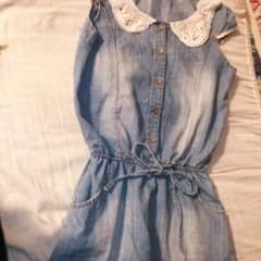 桜様専用(^-^)デニム ワンピース かわいい♪のサムネイル