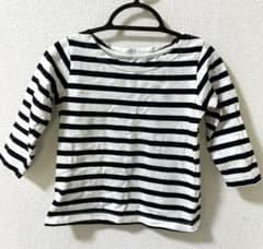 ボーダー ロンT・トップス キッズ 100のサムネイル
