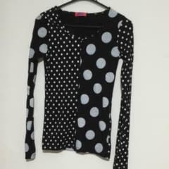 PMAドット切替Tシャツ POPサブカルチャーカットソーのサムネイル