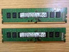 【値下げx1】SK hynix 8GB PC4-2133P メモリ 2枚セットのサムネイル