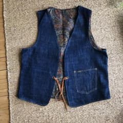 デニムベスト orslow リバーシブルのサムネイル