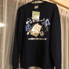 ネコぶちさん トレーナー 紺色 Lサイズのサムネイル