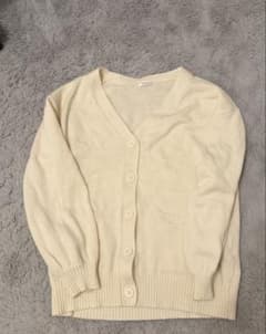 制服　カーディガン　白のサムネイル
