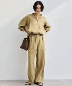 BARNYARDSTORM　リネンワイドシャツ＆ペインターパンツ　セットアップ BARNYARDSTORM リネンワイドシャツ＆ペインターパンツ セットアップ