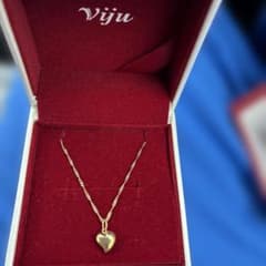 Viju ゴールド ハート ネックレス　18k Viju ゴールド ハート ネックレス 18k - メルカリ
