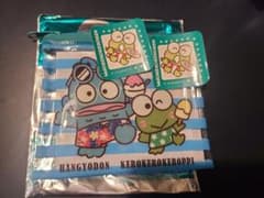 スシロー　はぴだんぶい　ハンギョドン けろけろけろっぴ ポーチのサムネイル