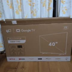 新品未使用　パレットシリーズ　FPD チューナーレス テレビ 40V型 40インチ スマートテレビ | フレームレスデザイン | HDR10