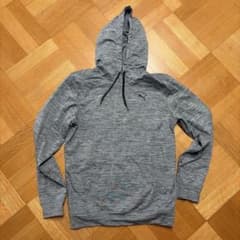 【美品】PUMA プーマ トレーニング パーカー 杢グレー S(日本M相当)のサムネイル