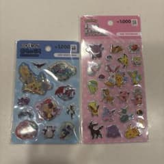 韓国ダイソー　ポケモンステッカー2種セットのサムネイル