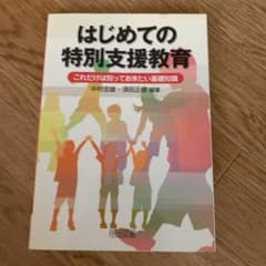 はじめての特別支援教育 : これだけは知っておきたい基礎知識のサムネイル