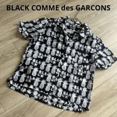 BLACK COMME des GARCONS パイナップル柄 総柄 半袖シャツ - メルカリ