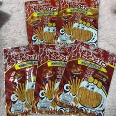 (刺身様専用)セット8袋Bentoピリ辛‼️タイの定番お菓子♪おつまみ 珍味のサムネイル