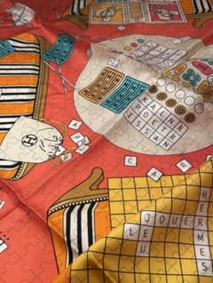 新品未使用】HERMESカレ90 フェットヴォジューFaitesvosjeux - メルカリ