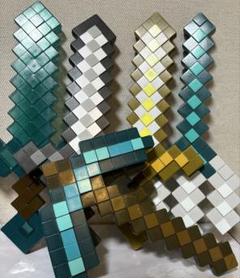 マインクラフト　トライデント　金の剣　鉄の剣 ダイヤの剣クリア　ダイヤのつるはし