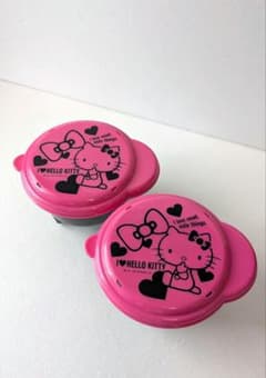 [Set of 2] Hello Kitty Microwave Donut Maker (Made in Japan) - Perfect for Lunchboxes and More!
