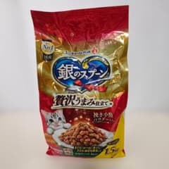 銀のスプーン 贅沢うまみ仕立て 1.5kg キャットフード ドライフードのサムネイル