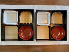松花堂弁当箱　正月食器のサムネイル