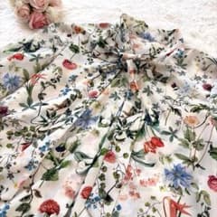 美品】LOULOU WILLOUGHBY ボタニカル柄 ボウタイブラウス M - メルカリ