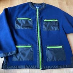 KIN ノーカラー　フリース ジャケットのサムネイル
