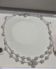 TASAKI ステーション パールネックレス7㎜ ミキモトパールお好きな 