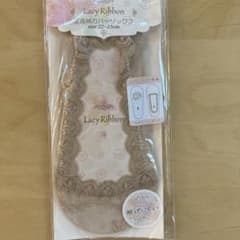 Lacy Ribbon レース付きカバーソックス 22~25cmのサムネイル