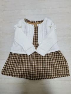 【専用】プチミグ　チェックワンピースのサムネイル
