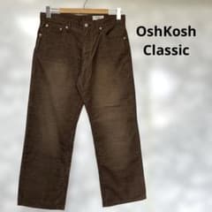 OshKosh Classic 코듀로이 스트라이프 무늬 바지 브라운 L