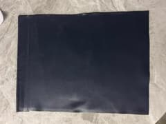 本革 レザー 生地 ネイビー 30×40cm ハンドメイド用　20枚セットのサムネイル