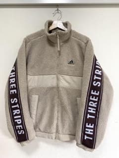 adidas ボアジャケット　M ブラウンのサムネイル