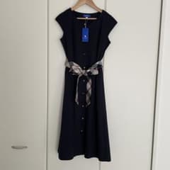 新品タグ付】ブルーレーベルクレストブリッジ モックロディワンピース