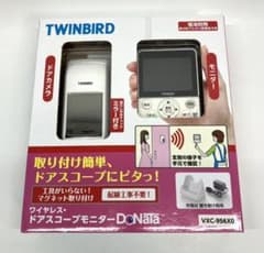 【動作確認済】TWINBIRD ワイヤレスドアスコープモニター DoNaTa 美品】【TWINBIRD】ワイヤレスドアスコープモニター VC-J560 - メルカリ