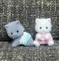 シルバニア　ペルシャネコの赤ちゃんセットのサムネイル