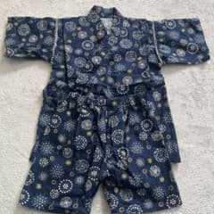 子供甚平　110センチ　甚平　花火　男の子のサムネイル