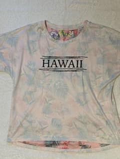 HAWAII ロゴ入り ボタニカル柄 半袖Tシャツのサムネイル