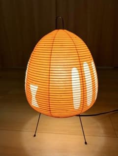 イサムノグチ Isamu Noguchi AKARI（抽象模様 オレンジ） - メルカリ