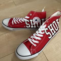 レッド ハイトップスニーカー SHOEのサムネイル