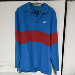 GOLFWANG 長袖ポロシャツ XL 青 赤 - メルカリ