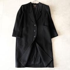 3XL✨️リカルドプリスコ チェスターコート チャコールグレー カシミヤ100% 3XL✨️リカルドプリスコ チェスターコート チャコールグレー カシミヤ