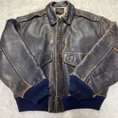 フェード◎ アヴィレックス AVIREX A-2レザーフライトジャケット 激渋 フェード◎ アヴィレックス AVIREX A-2レザーフライトジャケット 激渋