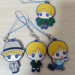 進撃の巨人 アルミン ラバーストラップ 4種セットのサムネイル