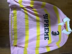 Supreme STRIPE RUGBY - 25FW ラガーシャツ ピンク - メルカリ