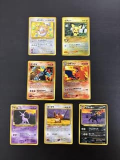 ポケモンカード 旧裏面 キラカード 7枚セット　【極美品】のサムネイル