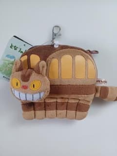 이웃집 토토로 고양이 버스 릴 패스 케이스 태그 첨부 익명 발송
