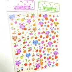 オーロラシール レモン株式会社 平成レトロ イチゴ さくらんぼ 平成女児 当時物