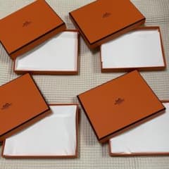 HERMES エルメス オレンジボックス 空箱 4個セット - メルカリ