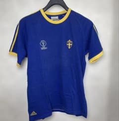 2002 日韓ワールドカップスウェーデン代表 Tシャツ アディダス　ヴィンテージのサムネイル