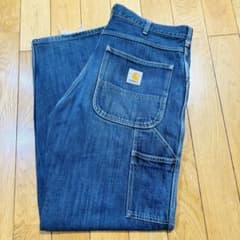 90's Carhartt ヴィンテージ デニムペインターパンツ 縦落ち美品 90's Carhartt ヴィンテージ デニムペインターパンツ 縦落ち美品